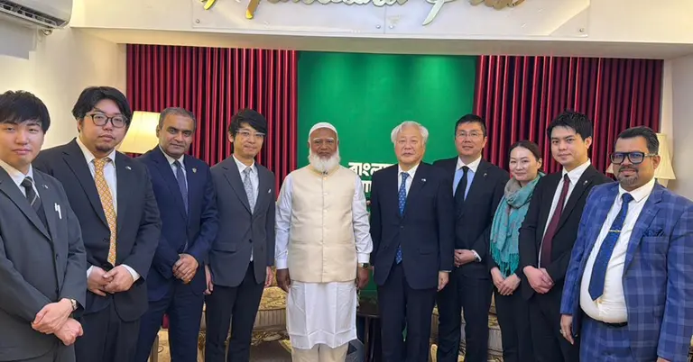 জামায়াতে আমিরের সঙ্গে জাপানের নির্বাচন পর্যবেক্ষক টিমের প্রধানের সাক্ষাৎ